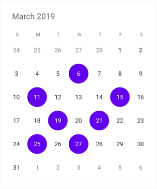 MultiSelection support in Xamarin.Forms Calendar