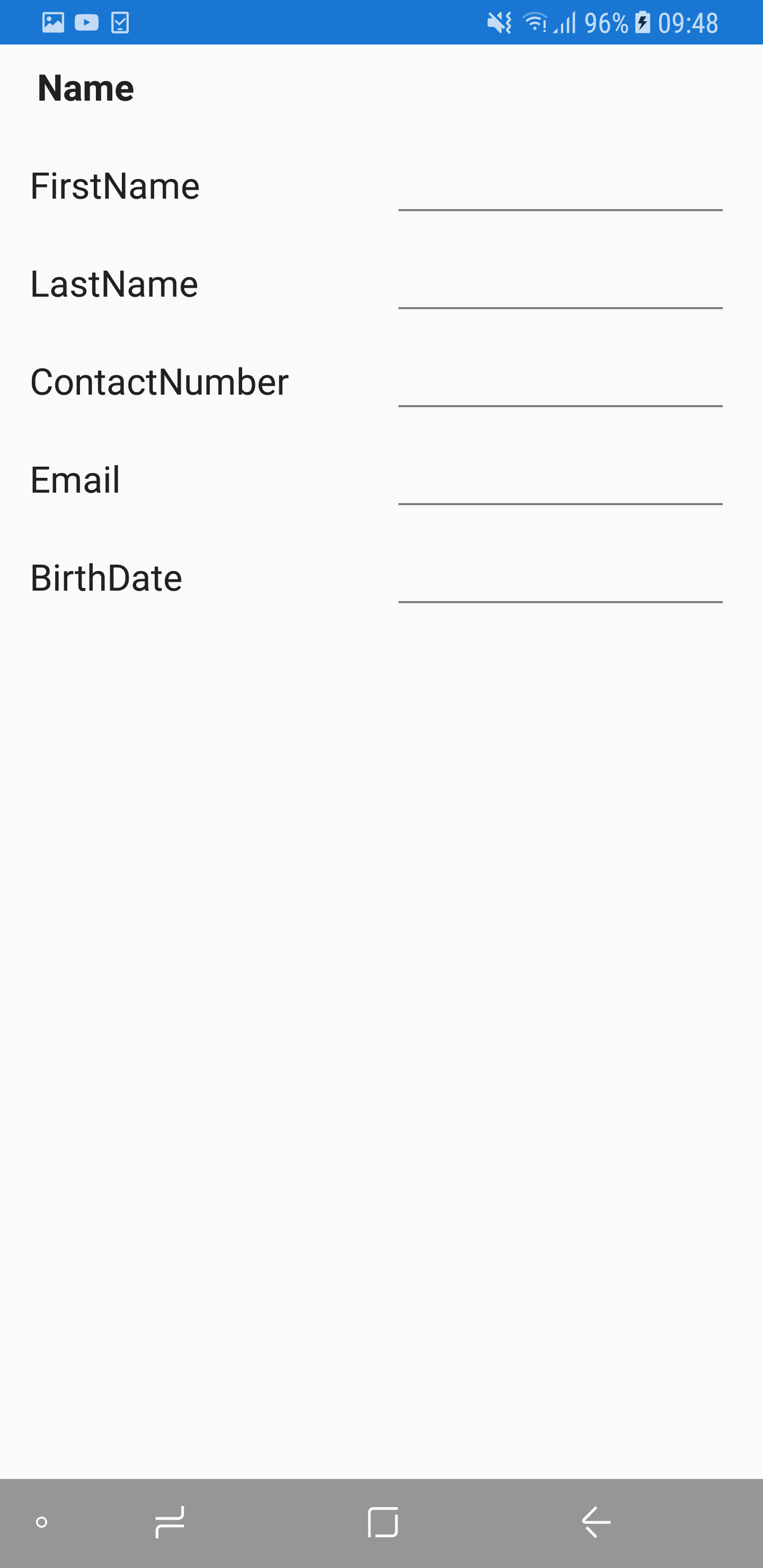 Expand and collapse the data form fields in Xamarin.Forms DataForm