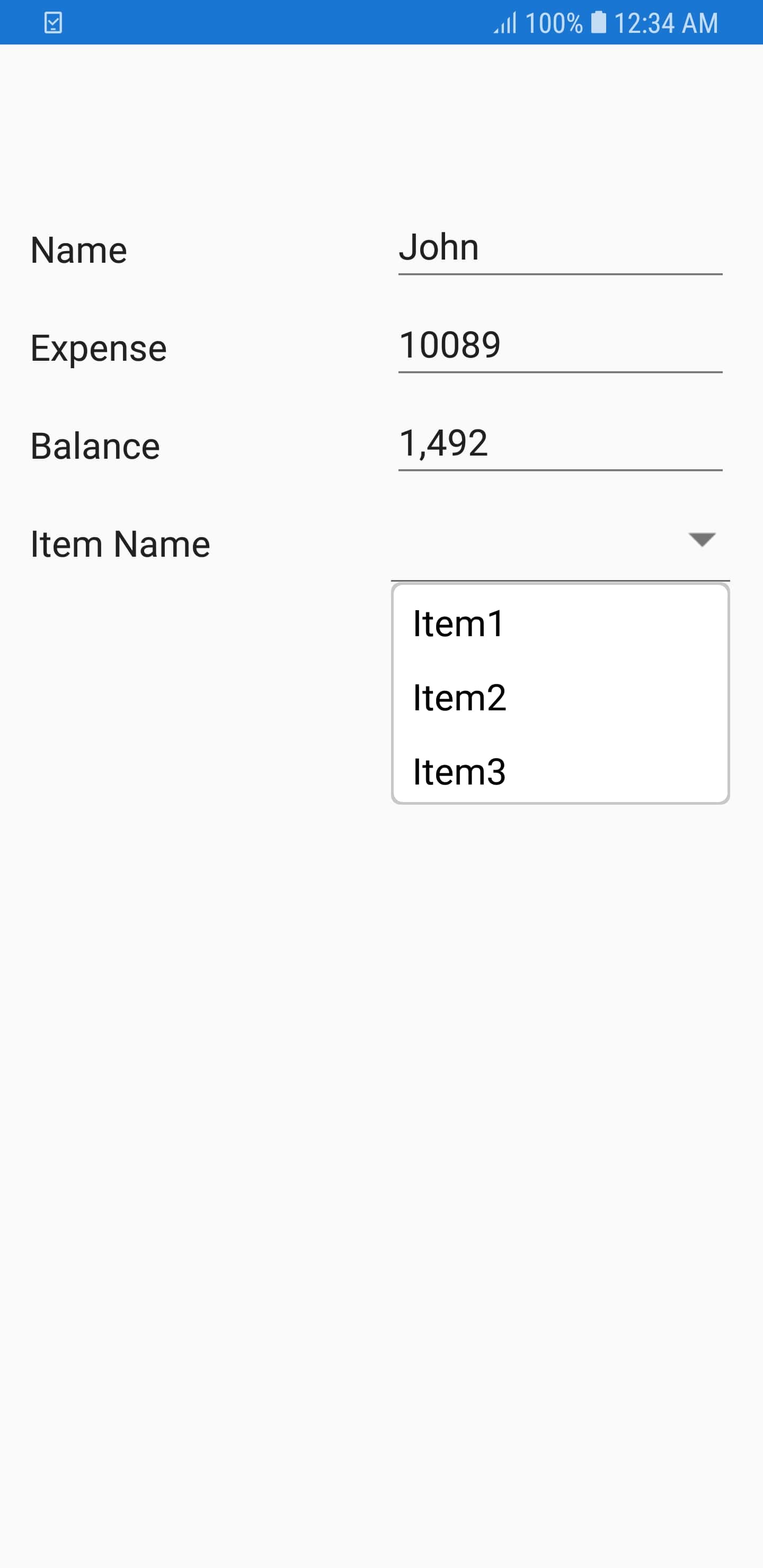Setting ItemsSource for drop down editor items in Xamarin.Forms DataForm