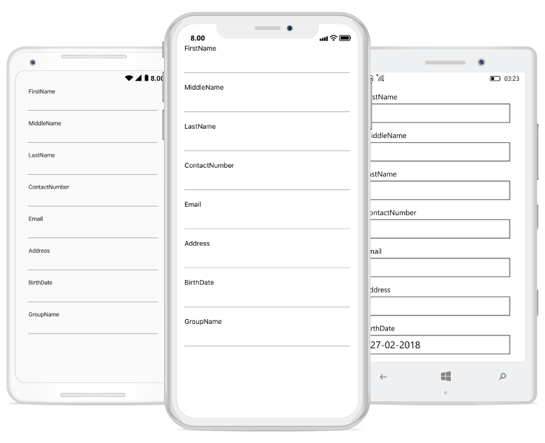 Setting label position to data form item in Xamarin.Forms DataForm