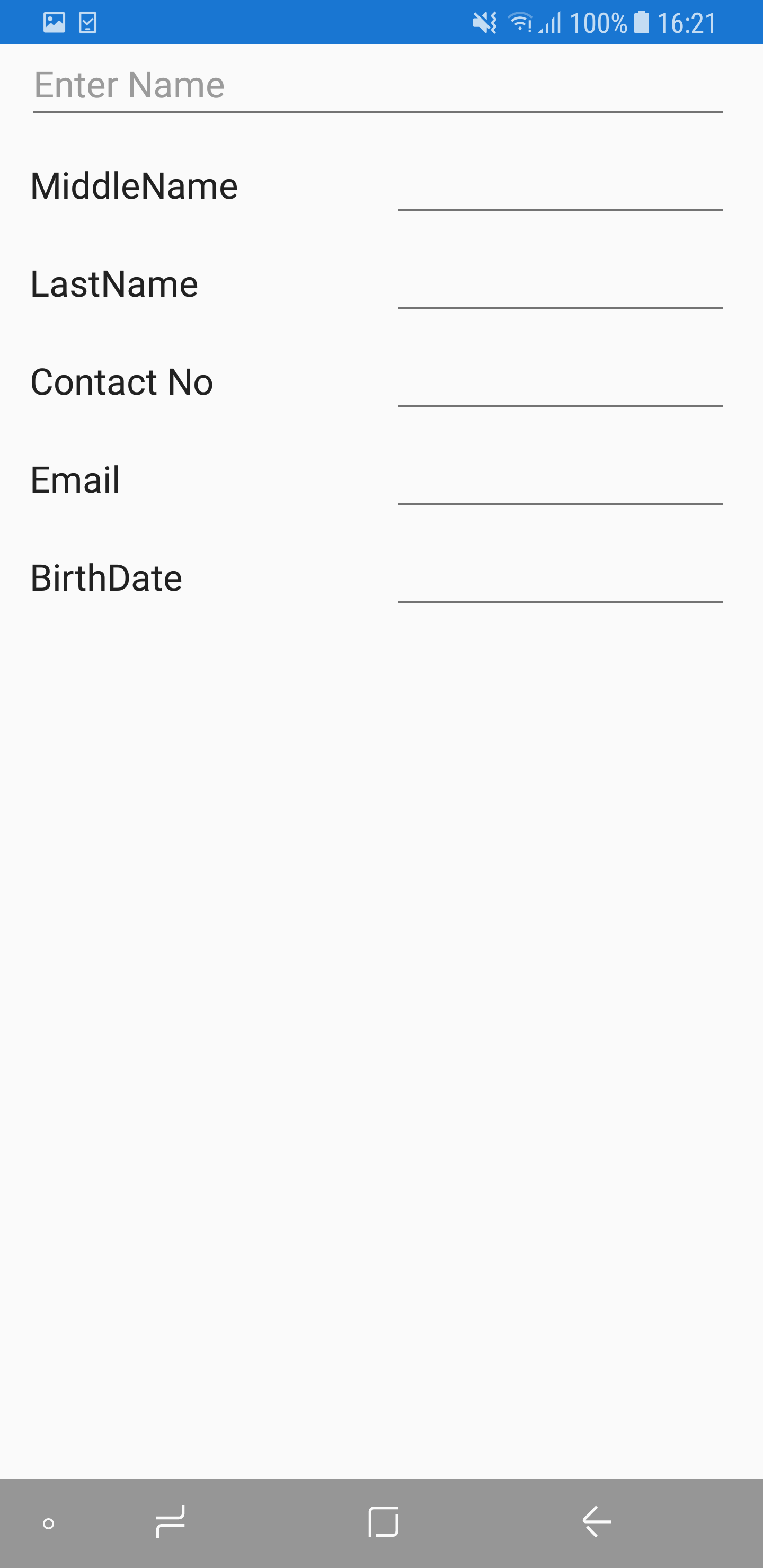 Hiding label of data form field in Xamarin.Forms DataForm