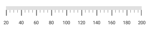 Linear Gauge Scale Value