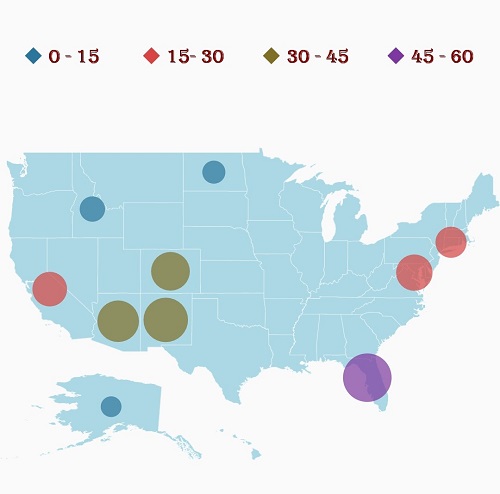 Legend for bubbles support in Xamarin.Forms Maps