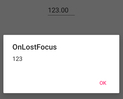 Display SfNumericTextBox control with ValueChanged event OnLostFocus