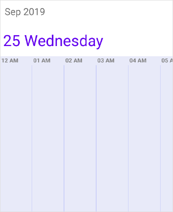 Time slot customization in xamarin forms Timeline view