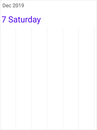 Time ruler size in xamarin forms Timeline view