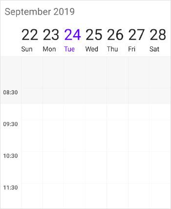 Changing StartHour and EndHour in schedule xamarin forms