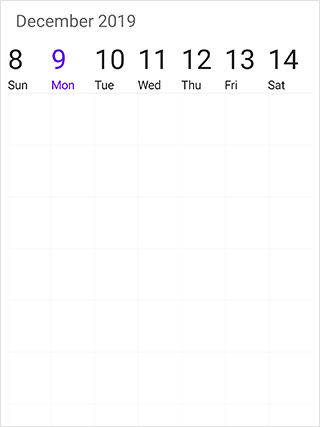 Time ruler size customization in schedule xamarin forms