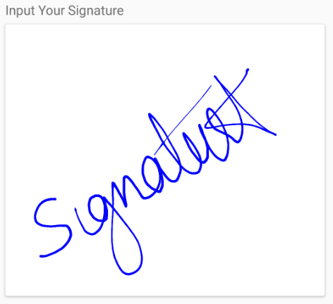 Xamarin Signature Pad