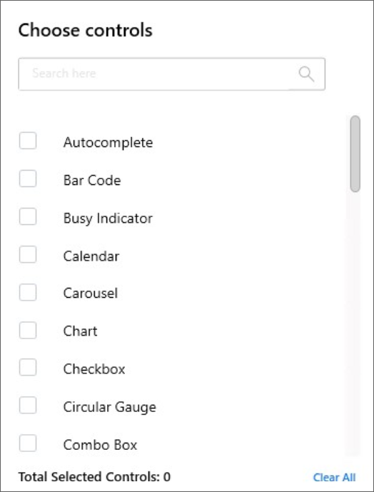 Choose Syncfusion Xamarin control